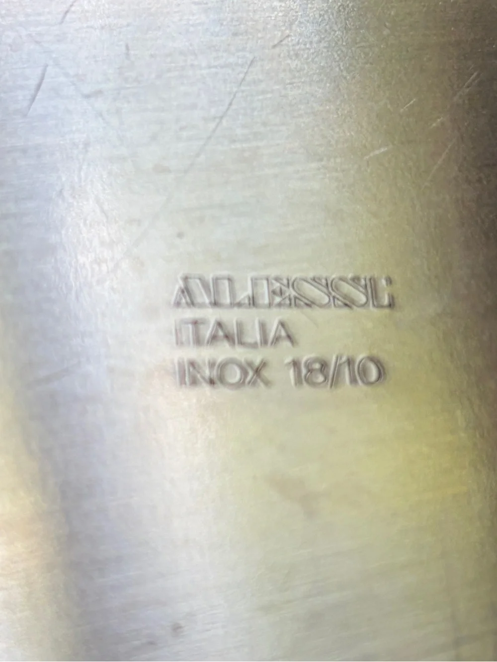Vintage rare Alessi Italia Inox 18/10 stainless steel bowl. Designer. Gorgeous - Picture 3 of 11